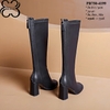 Boots Mũi Vuông Cổ Lửng Kéo Khóa Sau PB750-4199