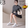 Giày Thể Thao Nữ MCQ Phối Gấu 6CM PS335-1355