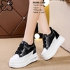 Giày Đế Cao 8CM Quai Co Giãn PS590-1350