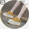 Giày Sneakers Đế Xuồng Da Thật 8CM PS640-1339