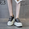 Giày Sneakers Đế Xuồng Da Thật 8CM PS640-1339