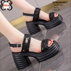 Dép đế vuông Quai mềm cao 9CM bling XOD630-0517