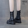 Giày Boots cổ lỡ 3 quai Đế xuồng 9.5cm PB590-4188