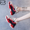 Giày Sneakers đế cao sợi co giãn 9cm PS599-1226