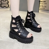 Sandal Kéo khóa gót 11CM  XOD699-309