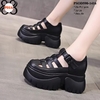 Giày Sandal Bít Mũi , Giày Đế Cao 9CM PS590-1416