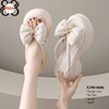 Dép Xuồng Nơ Xinh 7CM X390-0686