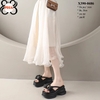 Dép Xuồng Nơ Xinh 7CM X390-0686