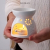 Lọ Gốm Sứ Tráng Men Loại Lớn + Kèm Đế Đựng Nến Tealight