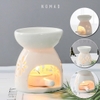 Lọ Gốm Sứ Tráng Men Loại Lớn + Kèm Đế Đựng Nến Tealight