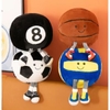 Bóng Nhồi Bông Jellycat 30cm, Jellycat Bóng Đá, Bóng Rổ, Bi-a, Bóng Chuyền Nhồi Bông