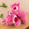 Gấu dâu Lotso nằm ngủ lông xù