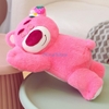 Gấu dâu Lotso nằm ngủ lông xù