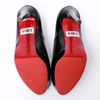 Guốc Louboutin Bianca 40 Da Bóng Màu Đen