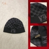 Mũ len nam LV damier đen