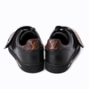 Sneaker Louis Vuitton Frontrow 39 Màu Đen Quai Nâu Họa Tiết Monogram Khóa Vàng