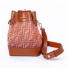 Túi Fendi Bucket Màu Cam Khóa Vàng