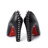 Guốc Louboutin 35.5 Màu Đen Đính Đinh Tán