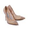 Guốc Jimmy Choo 36.5 Vải Ren Màu Nude