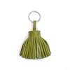 Charm Hermès Tassel Swift Màu Xanh lá Cây Pha Xanh Khóa Trắng