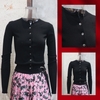 Áo cardigan BBR đen dáng ngắn, ôm không thấy sz
