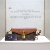 Túi Louis Vuitton PADLOCK ON STRAP nắp nâu hoạ tiết monogram khoá vàng dây da và dây xích