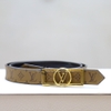 Belt LV dauphine monogram khóa vàng size 85