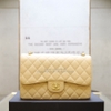 KG-Túi Chanel jumbo classic màu beige caviar khoá vàng