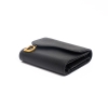Ví Dior Saddle Wallet Mini Grained Đen Gold