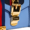 Túi Gucci Sylive Mini Calfskin Xanh Da Trời Sliver