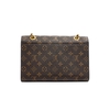 Túi Louis Vuitton Victorie MM Da Canvas Monogram Đỏ Khóa Vàng