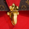 Túi Louis Vuitton Victorie MM Da Canvas Monogram Đỏ Khóa Vàng