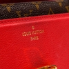 Túi Louis Vuitton Victorie MM Da Canvas Monogram Đỏ Khóa Vàng