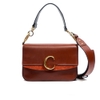 Túi Chloé Chloe Bag Large Da Calfskin Màu Nâu Khóa Vàng