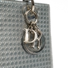Túi Dior Lady Medium Da Canage Micro Màu Sliver Metallic Khóa Trắng