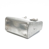 Túi Dior Lady Medium Da Canage Micro Màu Sliver Metallic Khóa Trắng