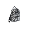 Balo MCM Visetos Graffity Logo Backpack S Da Grained Màu Đen Logo Sliver Khóa Đen