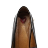 Giày Gucci Peyton Faux Pearl Mid Heel Loafers 36.5 Da Calfskin Màu Đen Khóa Vàng