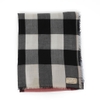 Khăn Burberry BBR Scarf Check Cashmere Đen Trắng