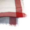 Khăn Burberry BBR Scarf Check Cashmere Đen Trắng