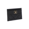 Card holder Chanel CC Logo Card Holder Da Caviar Màu Đen Khóa Vàng