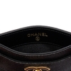 Card holder Chanel CC Logo Card Holder Da Caviar Màu Đen Khóa Vàng