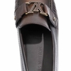 Giày Louis Vuitton Mocassis Montaigne 42 Da Calfskin Màu Nâu Khóa Vàng