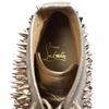Giày Christian Louboutin Louis Pik Pik Lame 42 Full Đinh Màu Vàng Metallic Khóa Vàng