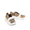 Giày Burberry Regis 36 Vải Kẻ Checkered Màu Beige Đế Trắng