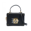 Túi Moschino Love Scarf Crossbody Màu Đen Khóa Vàng