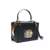 Túi Moschino Love Scarf Crossbody Màu Đen Khóa Vàng
