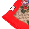 Khăn Gucci Gucci Scarf Silk Snake Vải Lụa Màu Đỏ Hình Rắn