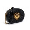 Túi Dolce & Gabbana Devotion Camera With Heart Medallion Da Calfskin Màu Đen Khóa Vàng