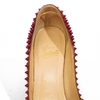 Giày Christian Louboutin Pigalle Spikes 37 Da Patent Calfskin Màu Đỏ Đinh Đỏ